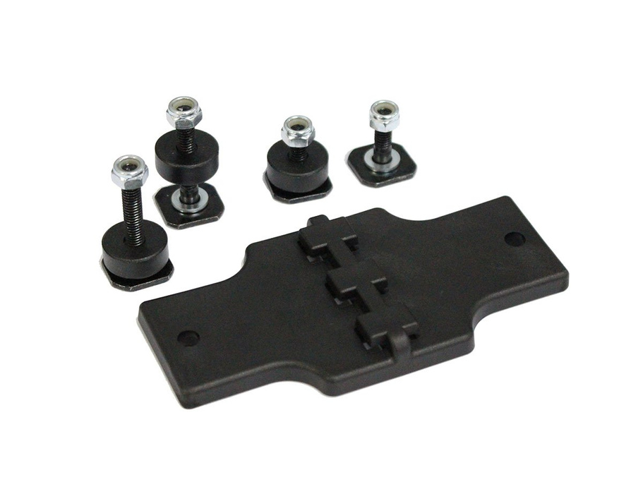 Adaptateur en T n° 364 (glissières pour barres en aluminium) pour porte-vélos Peruzzo 
