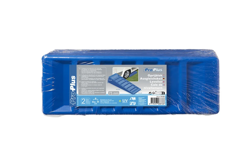 Jeu de deux cales de mise à niveau ProPlus 75 mm 3000 kg