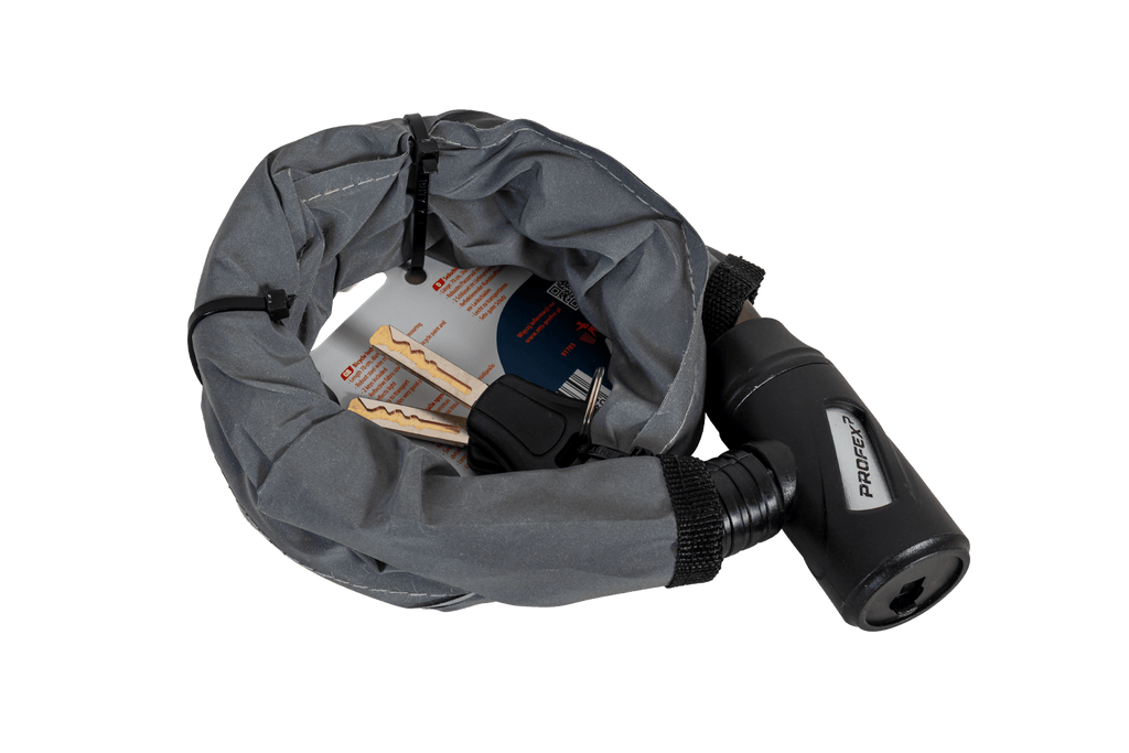 Antivol de vélo PROFEX Reflex en acier renforcé, 70 cm de long