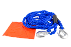 Sleepkabel met haken LAMPA sleepkabel 4m/18mm/5t blauw