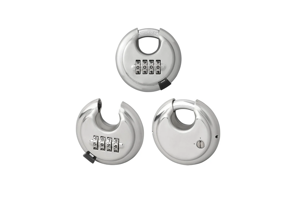 Rond hangslot met cijferslot ProPlus 341317 beugelhangslot met code 70 mm