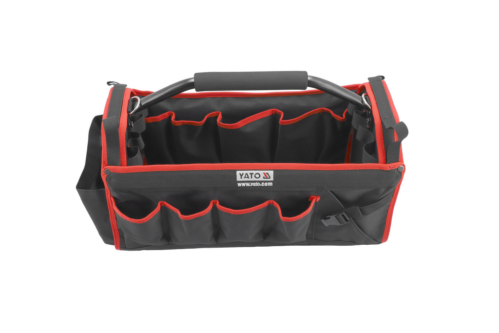 Sacoche à outils YATO YT-7435, étui à outils ouvert, 49 x 23 x 28 cm