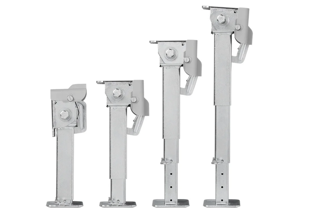 Ensemble de deux supports extensibles avec manivelle et fixation ProPlus 361500 pour remorque plateau 1000 kg 290-460 mm