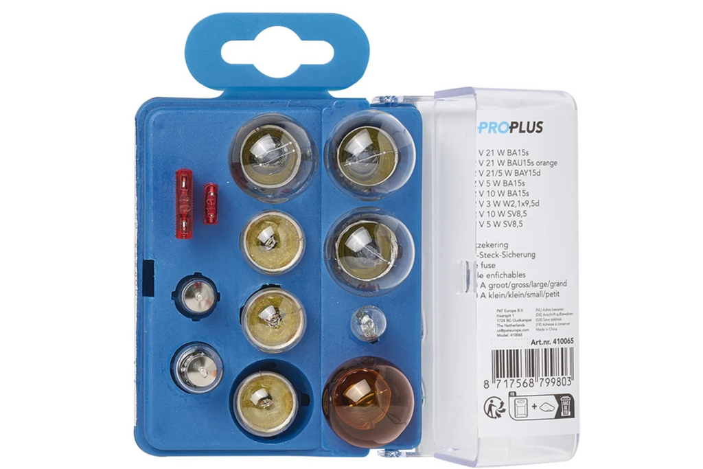 Kit de 12 ampoules de rechange ProPlus 410065 pour camping-car et voiture