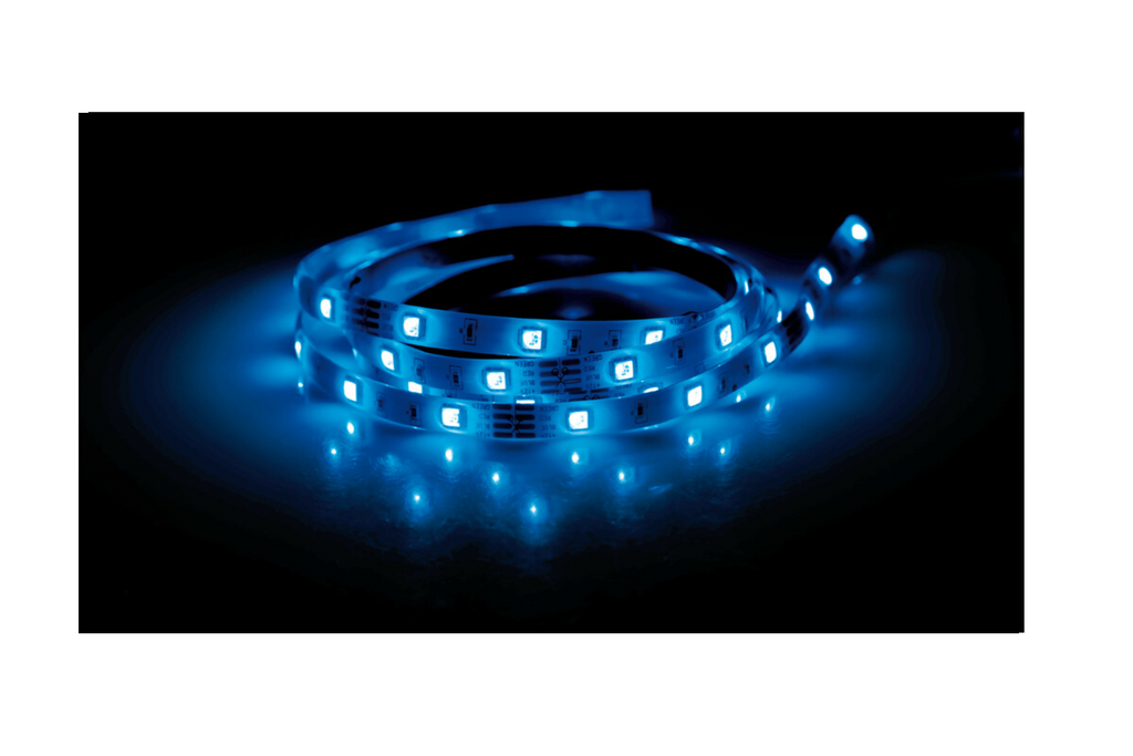 Bande LED RGB avec ruban adhésif, lampe 12/24 V, 200 cm