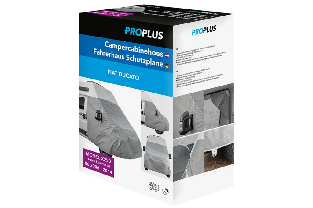 Housse de cabine de camping-car ProPlus 610683 pour Fiat Ducato, Peugeot Boxer, Citroën Jumper