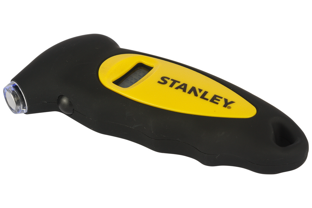 Manomètre numérique automobile STANLEY pour la pression des pneus, plage de 0 à 6,2 bar