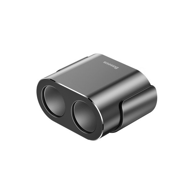 BASEUS hoogrendements autolader met 2x USB-poorten en 2x sigarettenaanstekeraansluiting, 80W