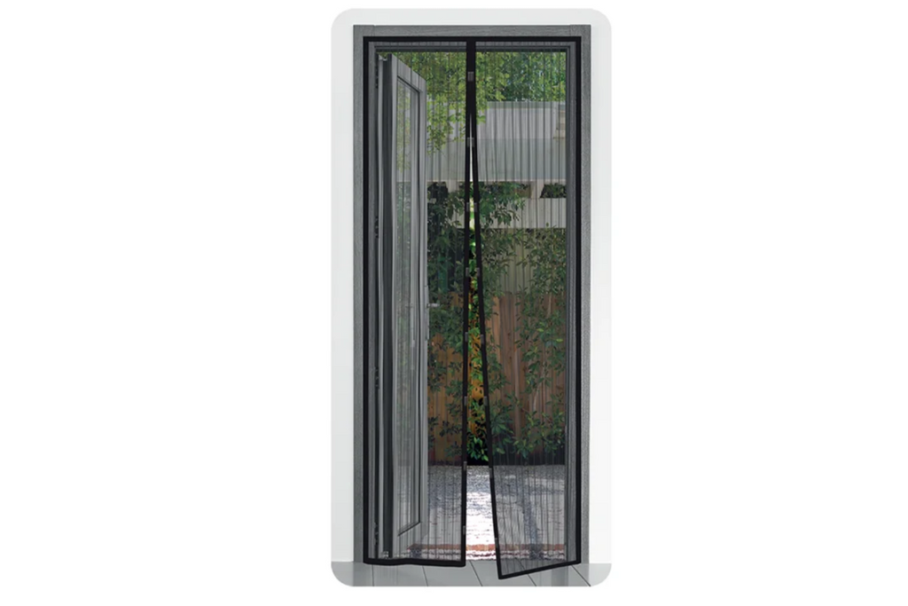 Moustiquaire magnétique pour portes ProPlus, maille de protection (2x) 210x50cm