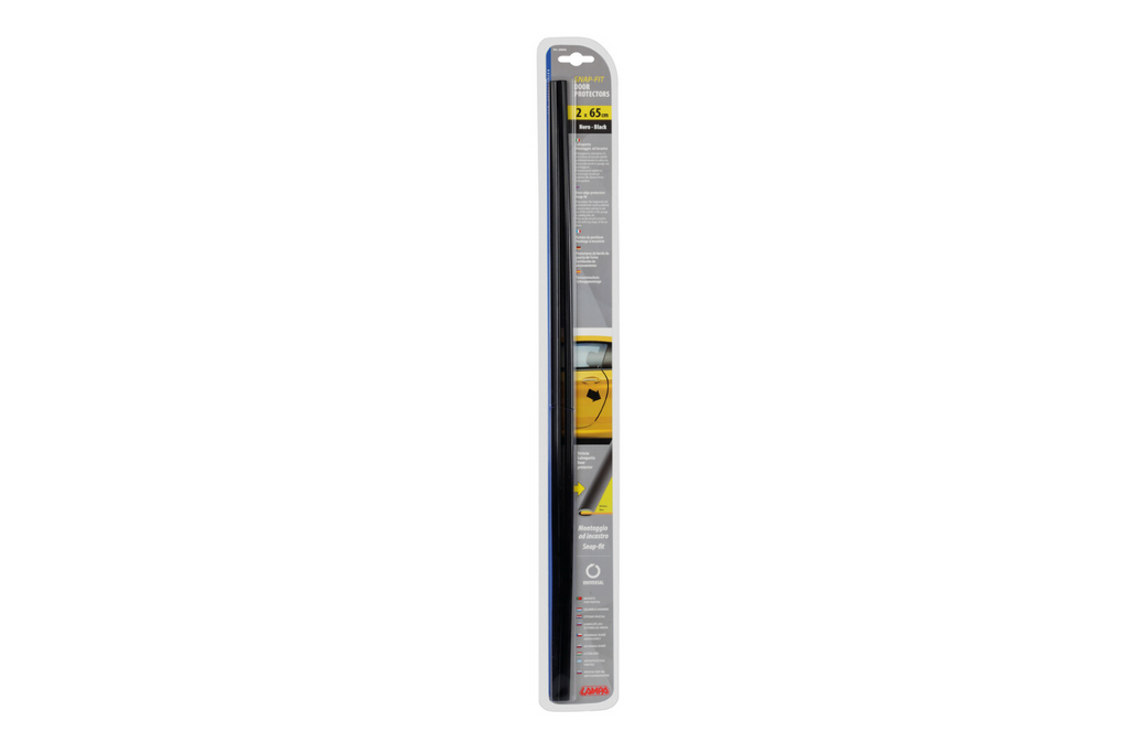 LAMPA Contour deurrandbeschermingsstrips, 2 stuks, zwart