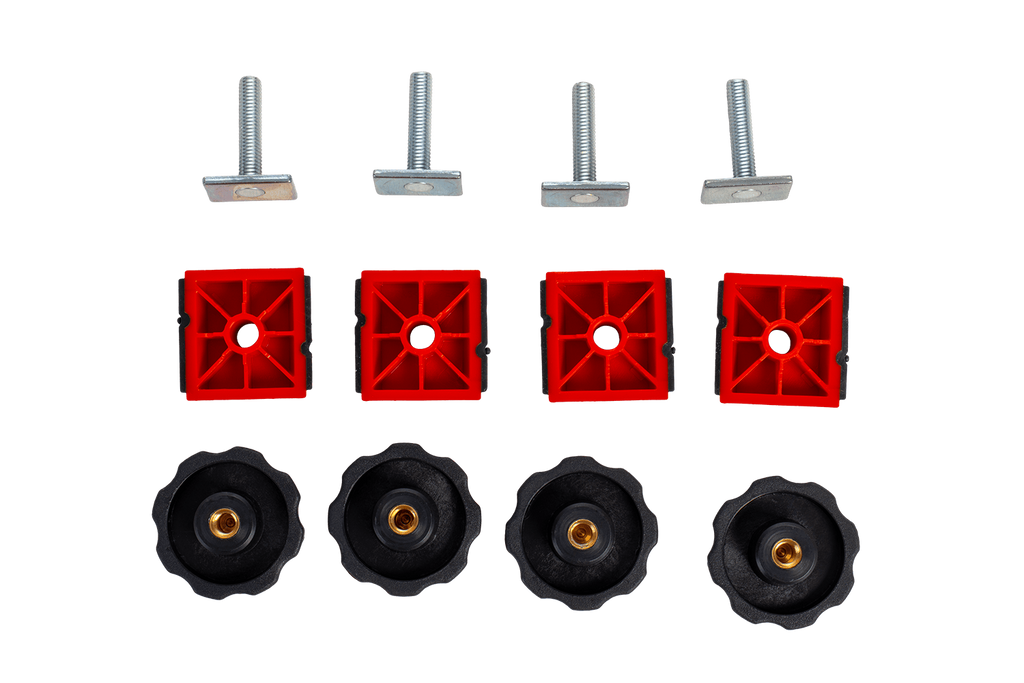 Profilé en T MF (fentes) - adaptateur pour poutres à rainures en T - Inter Pack Traxer, Carver, Zenith