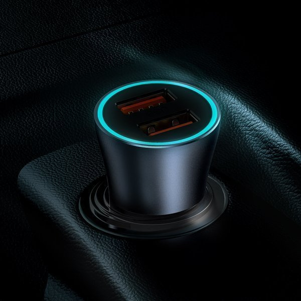 Chargeur de voiture BASEUS Golden Pro 2xUSB 40W + câble USB