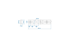 Rail de chargement ProPlus 342172 pour avion, rail de chargement en aluminium, 30 cm