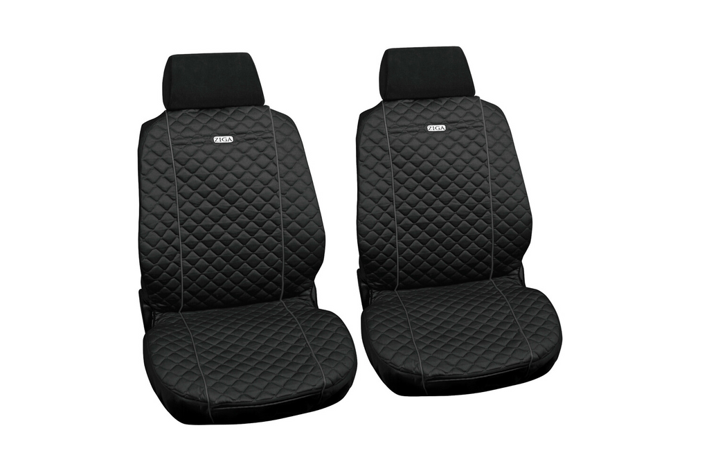 Housses de siège auto LAMPA Ziga, noires, pour les sièges avant