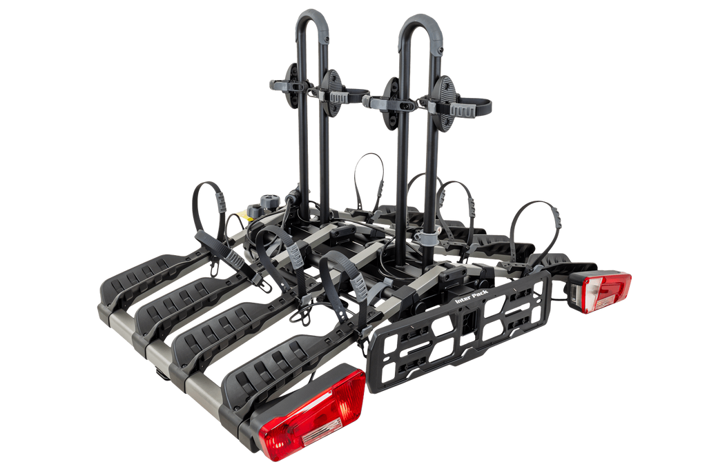 Inter Pack New Spider 4 - fietsendrager voor op de trekhaak, geschikt voor 4 fietsen