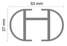 Barres de toit universelles en aluminium G3 Pacific 64.110-68.038