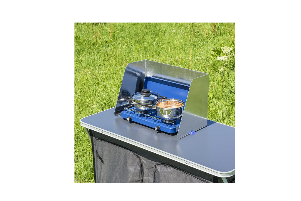 ProPlus 370340V03 Opklapbaar windscherm voor campingkachels en branders van 37-70 cm