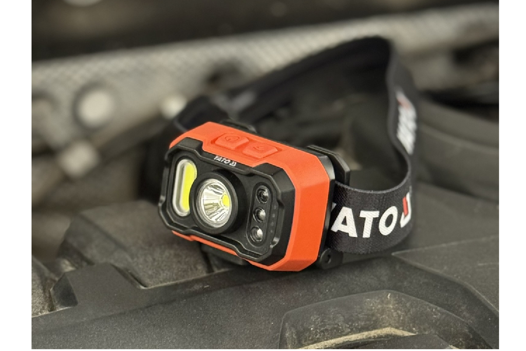 Lampe frontale LED YATO YT-085942 avec détecteur de mouvement, 1000 lm