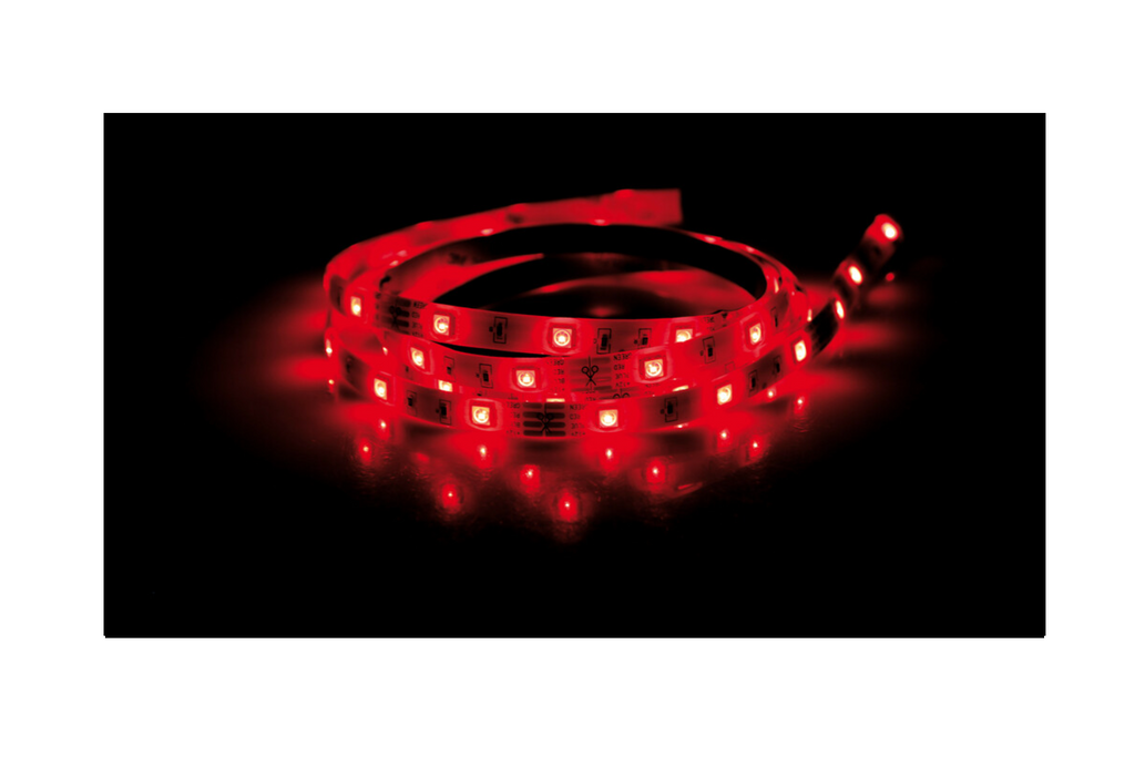 Bande LED RGB avec ruban adhésif, lampe 12/24 V, 200 cm