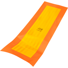 Naklejki nalepki odblaskowe krótkie HERMON tablice wyróżniające pojazdy długie 565x196mm lewa+prawa