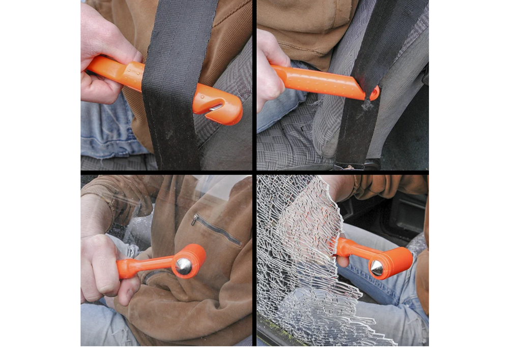 Marteau à vitre de sécurité ProPlus 540050, couteau à ceinture de sécurité
