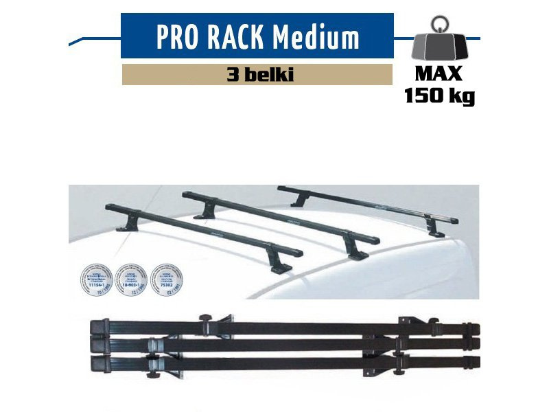 Galerie de toit Mont Blanc Pro Rack 314 pour Ford Transit Connect II 2013-