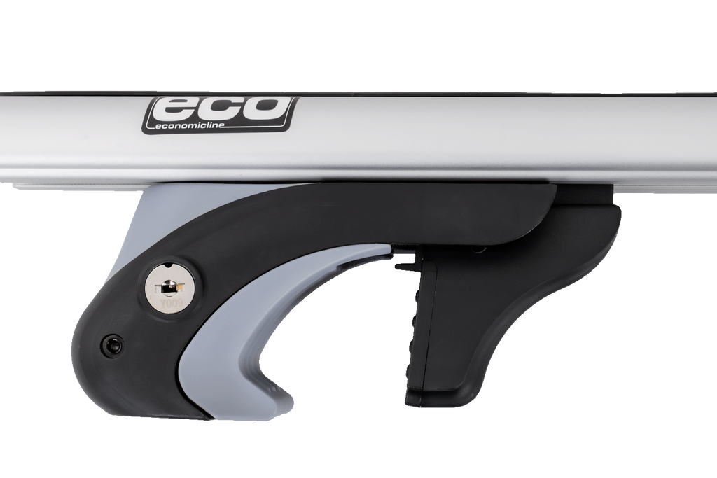 Eco Alubase 120 dakdrager - universele, aluminium dakdrager voor railingen