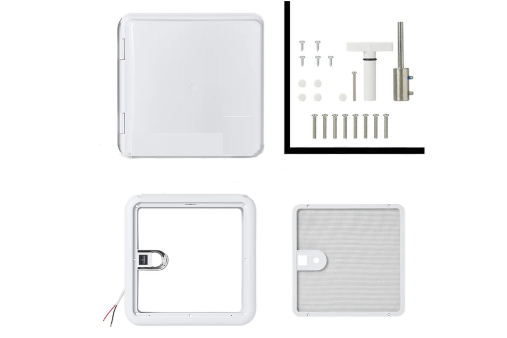 Fenêtre de toit ProPlus 610900V01 pour camping-car, aérateur de toit 280x280mm