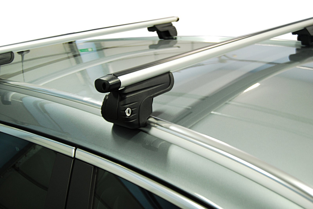 Galerie de toit en aluminium Mont Blanc AMC 5412-A49 pour rails intégrés