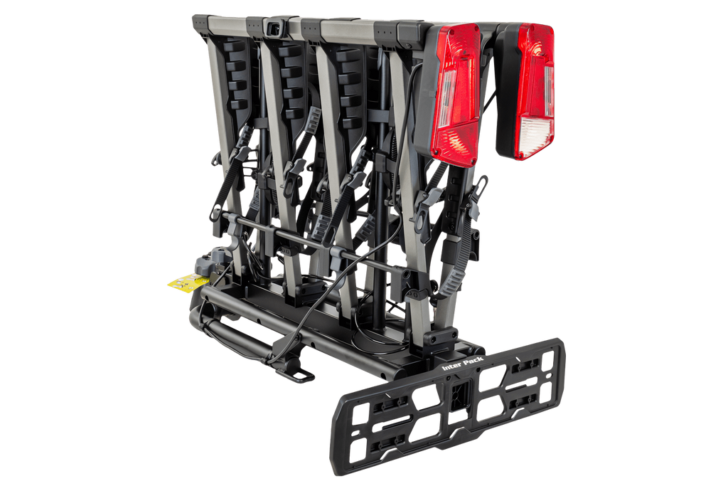 Inter Pack New Spider 4 - fietsendrager voor op de trekhaak, geschikt voor 4 fietsen