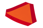 Autocollant réfléchissant HERMON, triangle de signalisation pour véhicules à vitesse réduite, 300 x 120 mm