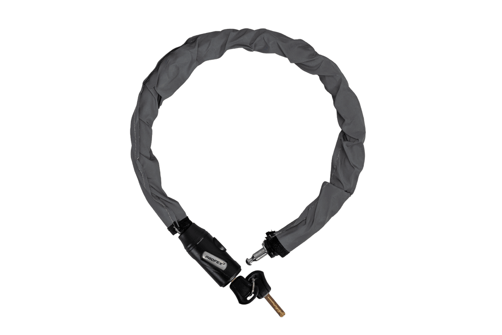 PROFEX Reflex stalen fietsslot, 70 cm lang