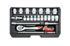 YATO YT-38561 Coffret d'outils 3/8" 22 pièces.