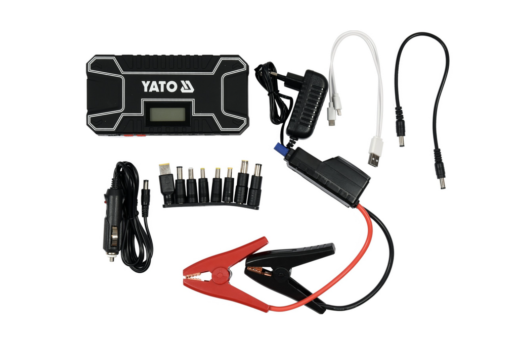 Urządzenie rozruchowe YATO YT-83082 power bank 12000mAh z wyświetlaczem LCD