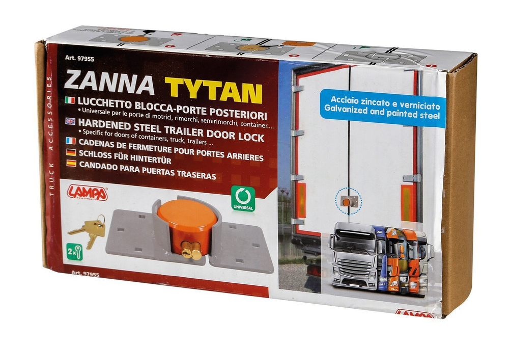 Antivol LAMP ZANNA TYTAN pour bus, remorques et semi-remorques