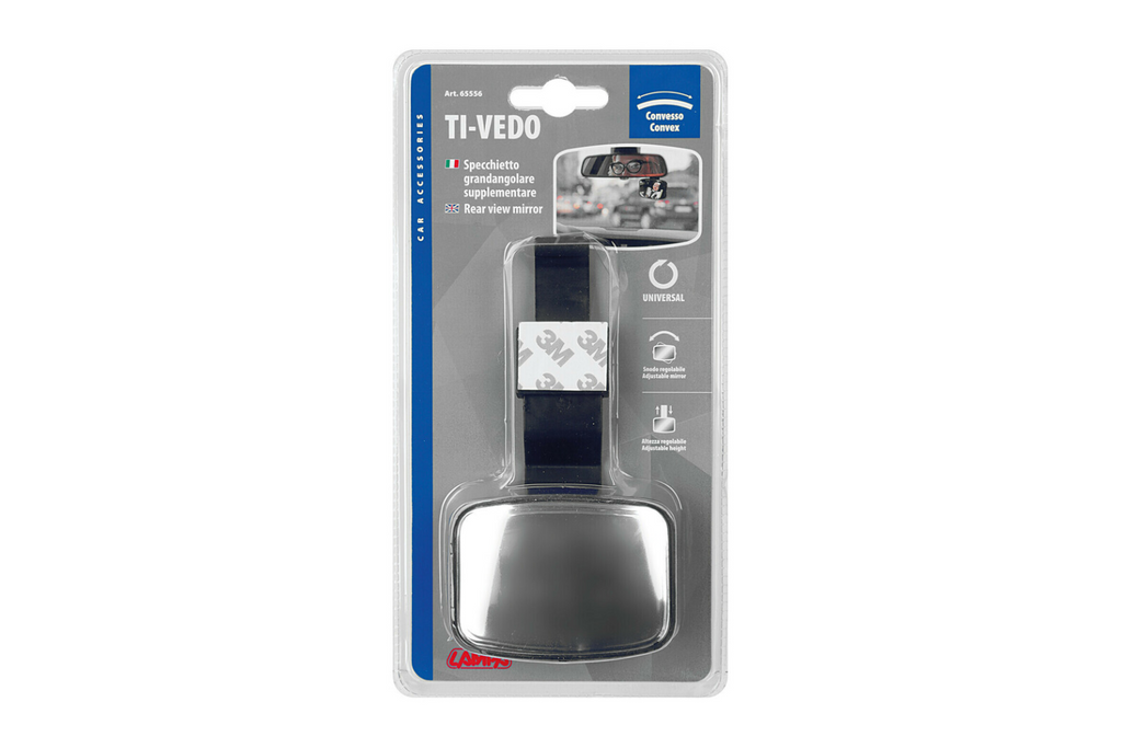 Rétroviseur convexe LAMP Ti-Vedo universel 80x60mm