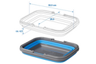 Bol de voyage pliable ProPlus 370303 en silicone, 9 L