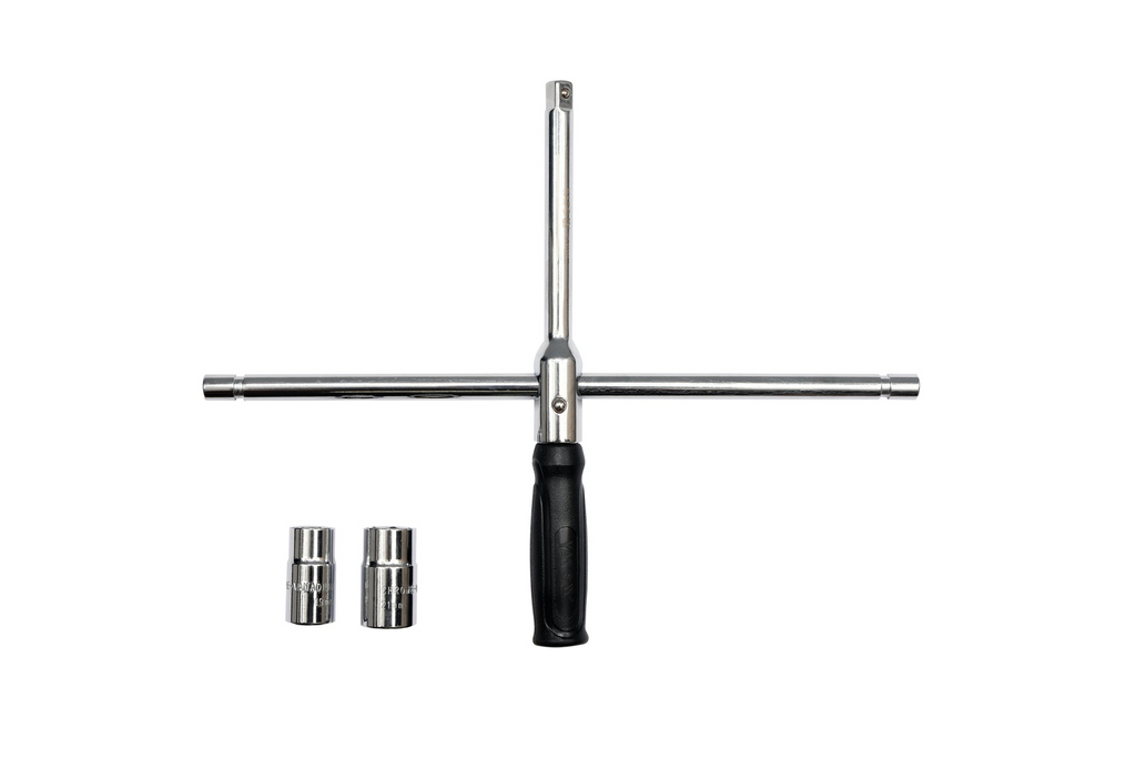 Clé à roue pliante YATO YT-08035 avec étui, douilles 17-23 mm