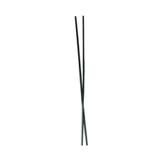 Deurrandbeschermer LAMP Protector zelfklevende beschermstrips 2 stuks zwart