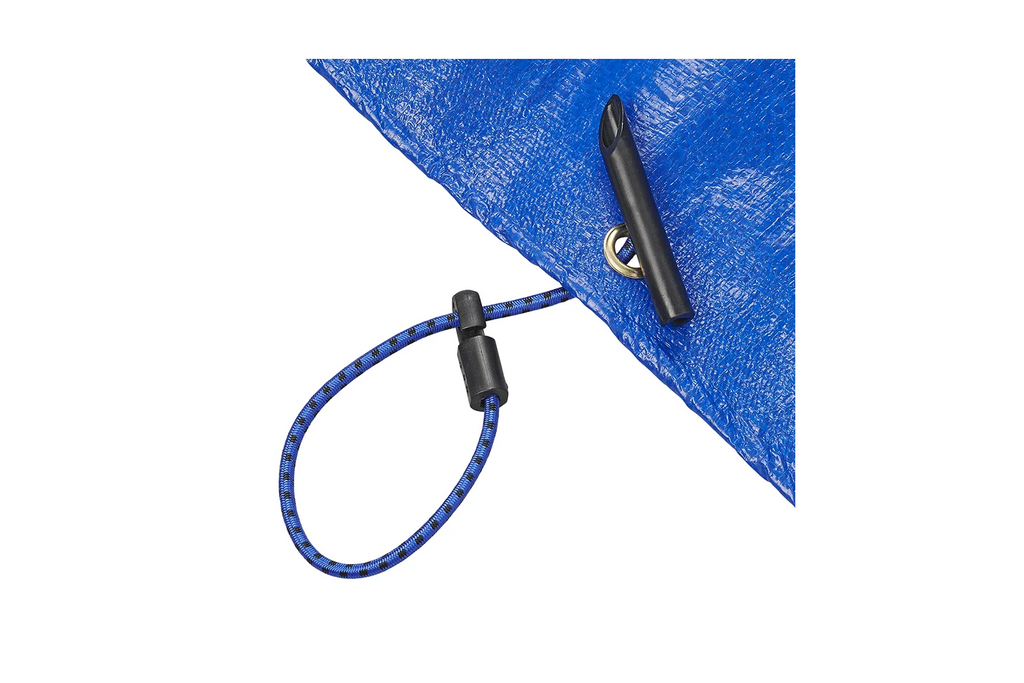 Lot de quatre pinces pour bâche ProPlus 342180, cordons multifonctionnels flexibles, 280 mm