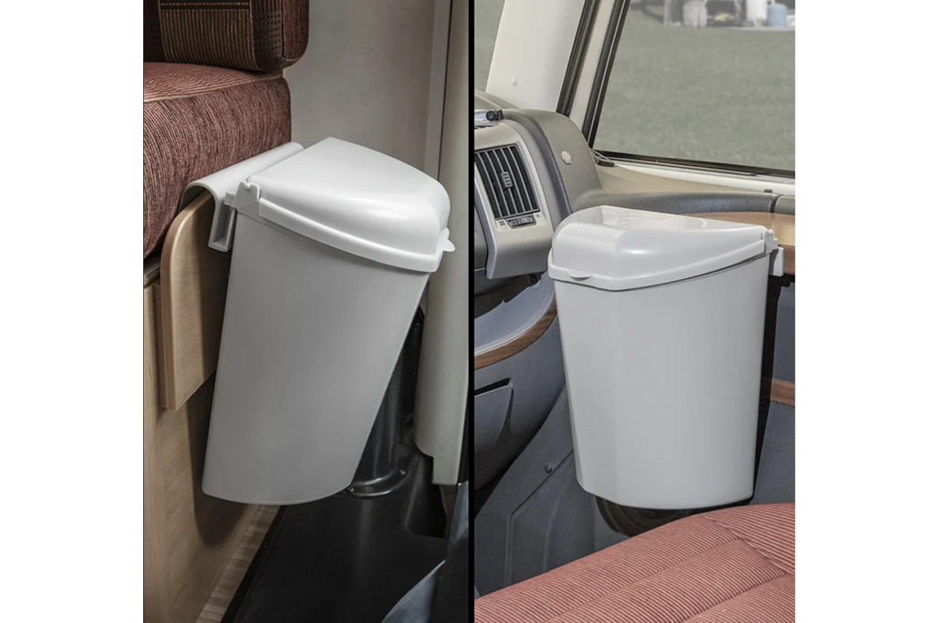 Kosz na śmieci z przykrywką ProPlus 370402 kosz do przyczepy, kampera 6L