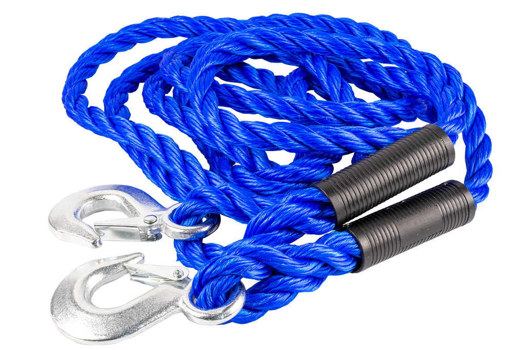 Sleepkabel met haken LAMPA sleepkabel 4m/18mm/5t blauw