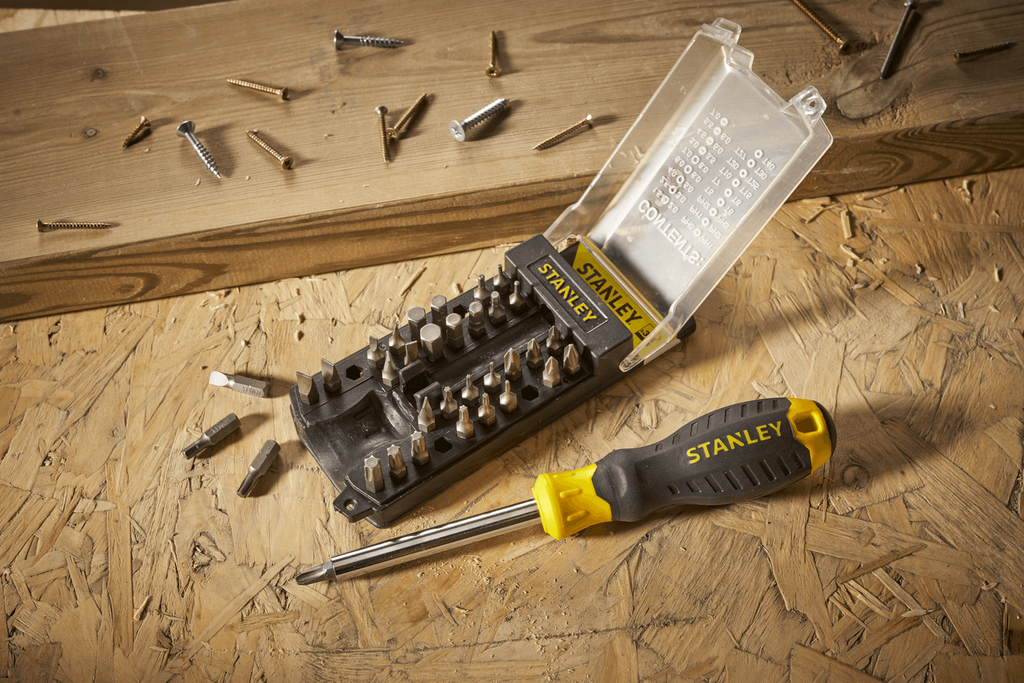 Tournevis STANLEY MULTIBIT 34 pièces avec embouts