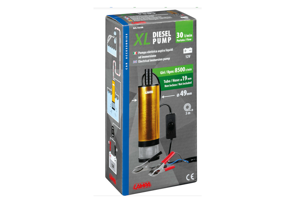Pompe électrique submersible LAMPA 12V 30L/min