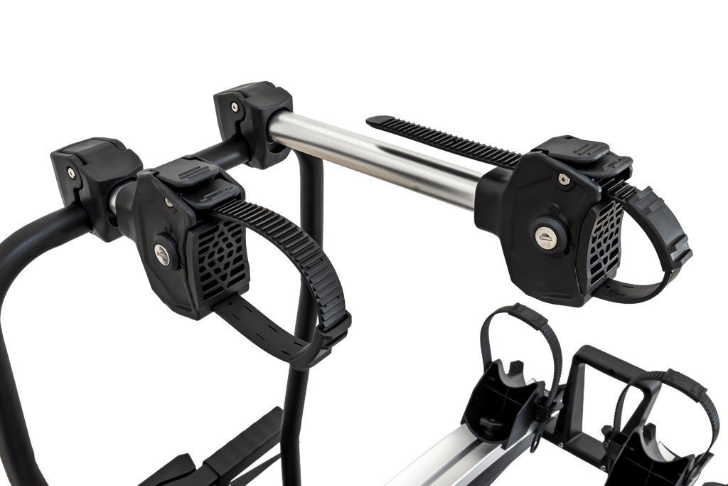 Inter Pack Velox 2 LED - opvouwbare fietsendrager voor op de trekhaak, geschikt voor 2 fietsen, met LED-verlichting