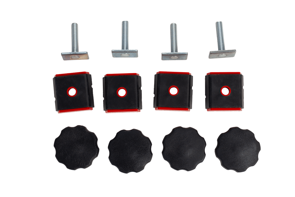 Profilé en T MF (fentes) - adaptateur pour poutres à rainures en T - Inter Pack Traxer, Carver, Zenith