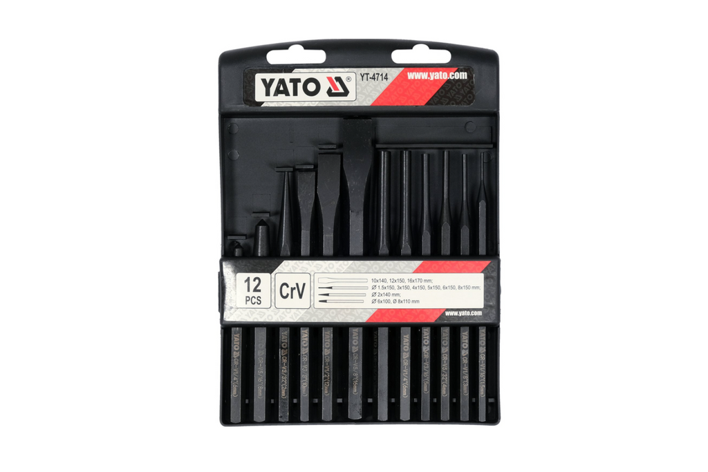 Ciseaux et poinçons YATO YT-4714, ensemble de 12.