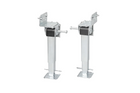 Ensemble de deux supports extensibles avec manivelle et fixation ProPlus 361500 pour remorque plateau 1000 kg 290-460 mm