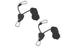 Lot de deux treuils à câble ProPlus 320054, palan à câble avec cliquet, 2,5 m, 68 kg