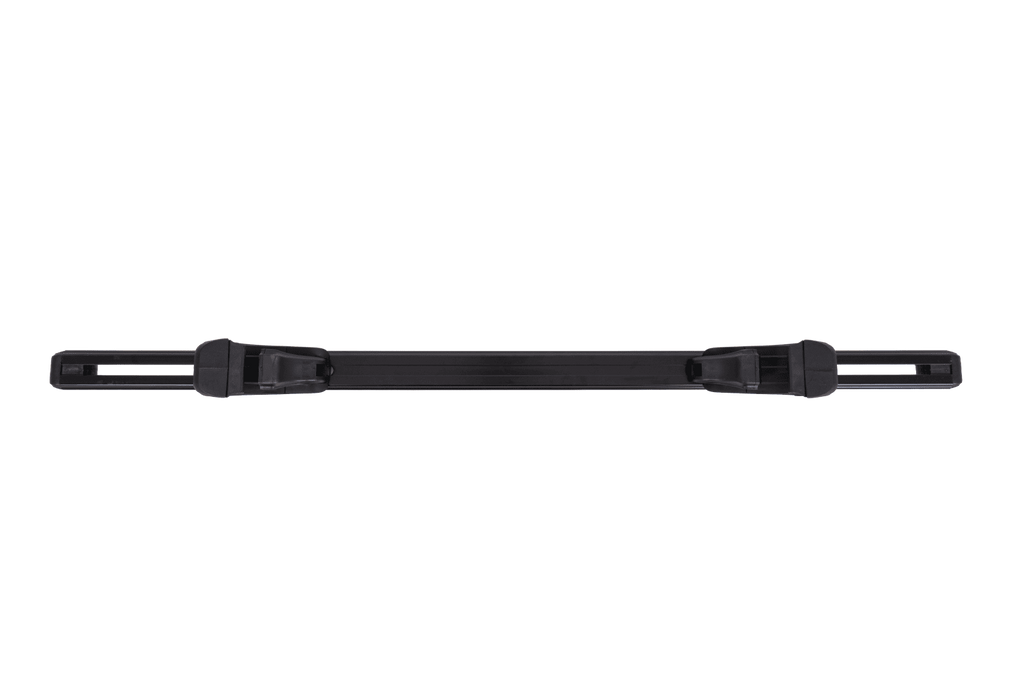 Galerie de toit Eco Alubase 120 - galerie universelle en aluminium pour rails ouverts (noir)